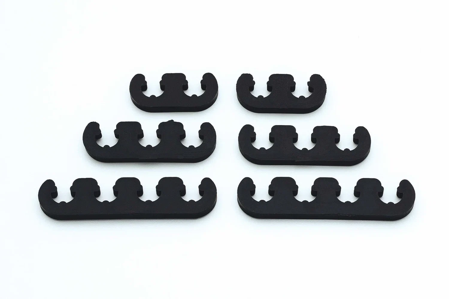 Mr. Gasket 9728 Mr. Gasket Wire Separators - Plastic - 7 mm _ 8 mm - Black